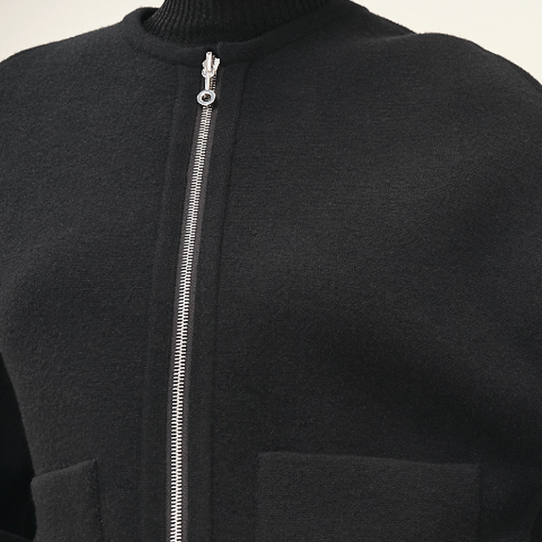 Sizing (Women) HERMES SS23  Reversible Jacquard Long Sleeve Jacket Black H3H2200D202