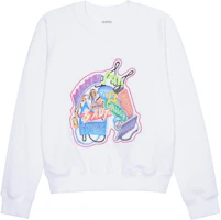 Order (Women) HERMES SS23 White Embroidered Logo Pullover Sweatshirt. H3E4626DA90