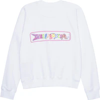 Lookbook (Women) HERMES SS23 White Embroidered Logo Pullover Sweatshirt. H3E4626DA90