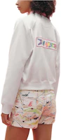 Details for (Women) HERMES SS23 White Embroidered Logo Pullover Sweatshirt. H3E4626DA90