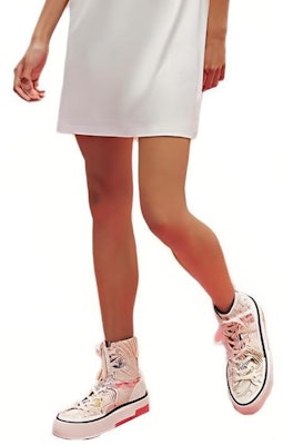 (W) 愛馬仕 2023春夏 白色圖案印花直筒短袖洋裝 H3E4507DH90 Sizing (W) 愛馬仕 2023春夏 白色圖案印花直筒短袖洋裝 H3E4507DH90