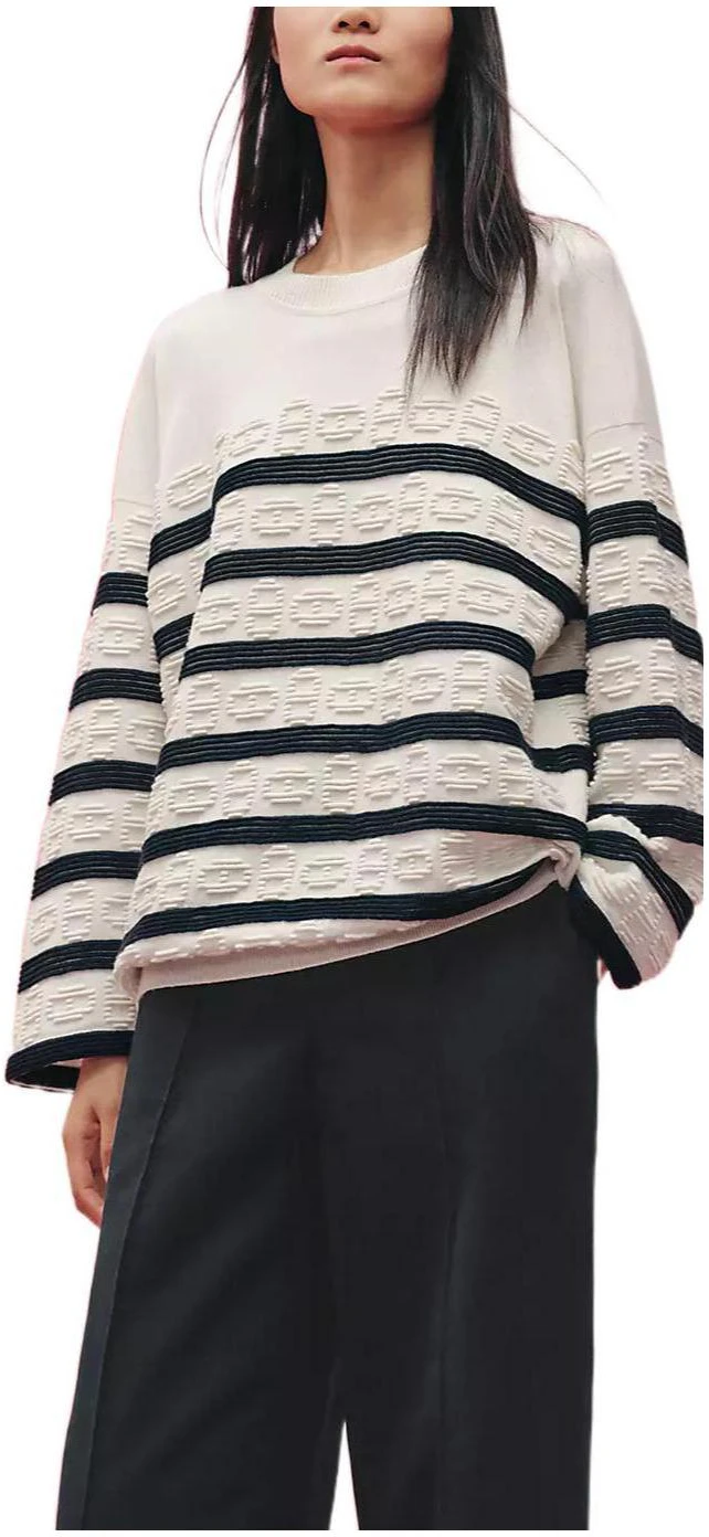 women-hermes-ss-23-white-striped-knit-loose-fit-crewneck-sweater-h3-e2624-d2-a3