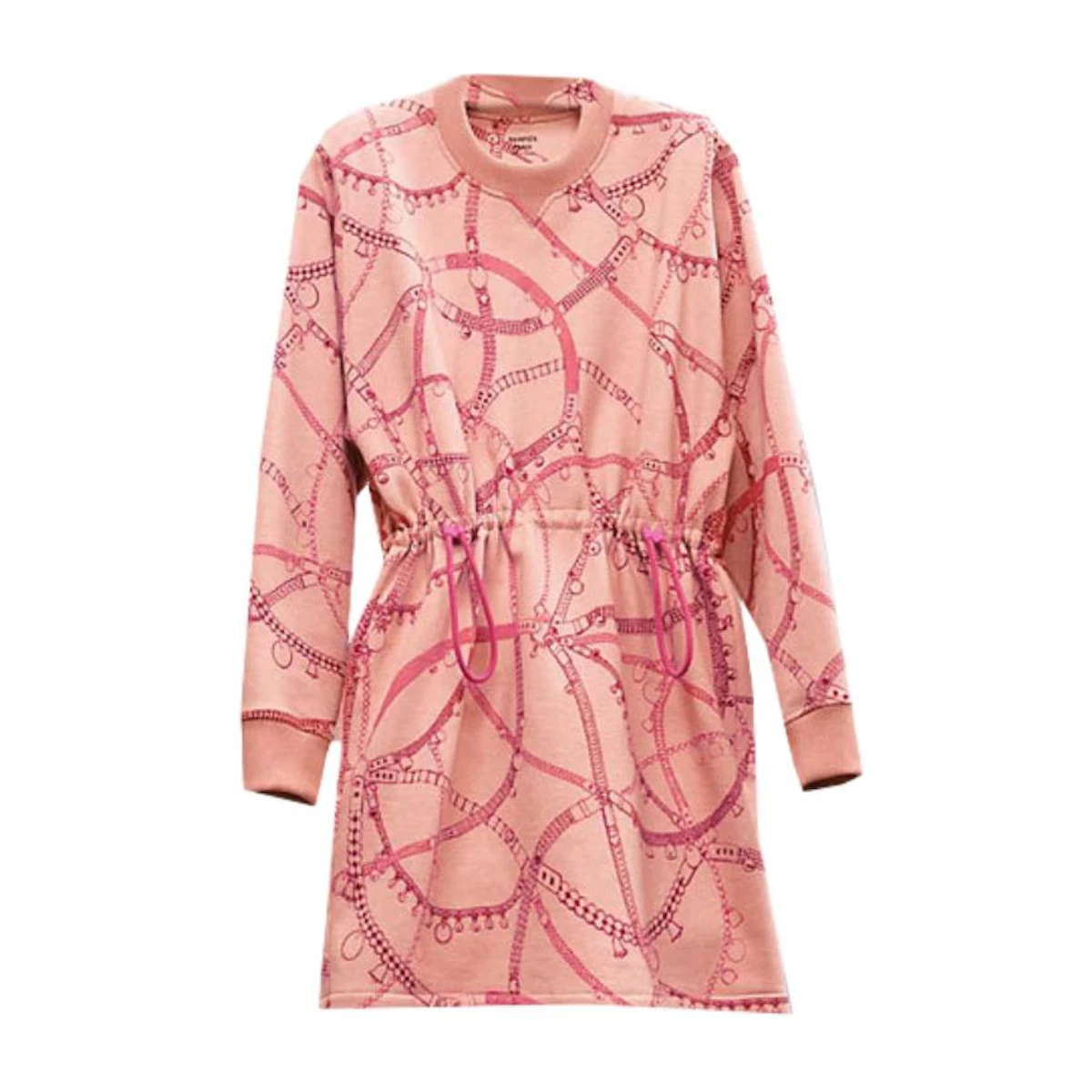 Buy (Women) HERMES SS23 Chain Print Long Sleeve Sweatshirt Dress Quartz Pink Women. H2H4505DK3Y - Novelship Buy (Women) HERMES SS23 Chain Print Long Sleeve Sweatshirt Dress Quartz Pink Women. H2H4505DK3Y - Novelship