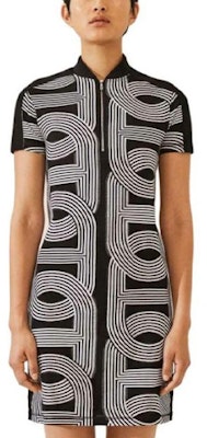 (Women) HERMES SS23 Graphic Print Zip Short Sleeve Dress Women Black H1E4505DC02 Order (Women) HERMES SS23 Graphic Print Zip Short Sleeve Dress Women Black H1E4505DC02