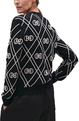 (Women) HERMES SS23 Patterned Jacquard Crewneck Long Sleeve Sweater Women. H2E2632DT02 Details for (Women) HERMES SS23 Patterned Jacquard Crewneck Long Sleeve Sweater Women. H2E2632DT02