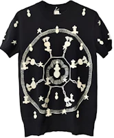 (Women) HERMES SS23 Patterned Jacquard Garden Knit Short Sleeve Top Black Women H1E2633D702 (Women) HERMES SS23 Patterned Jacquard Garden Knit Short Sleeve Top Black Women H1E2633D702