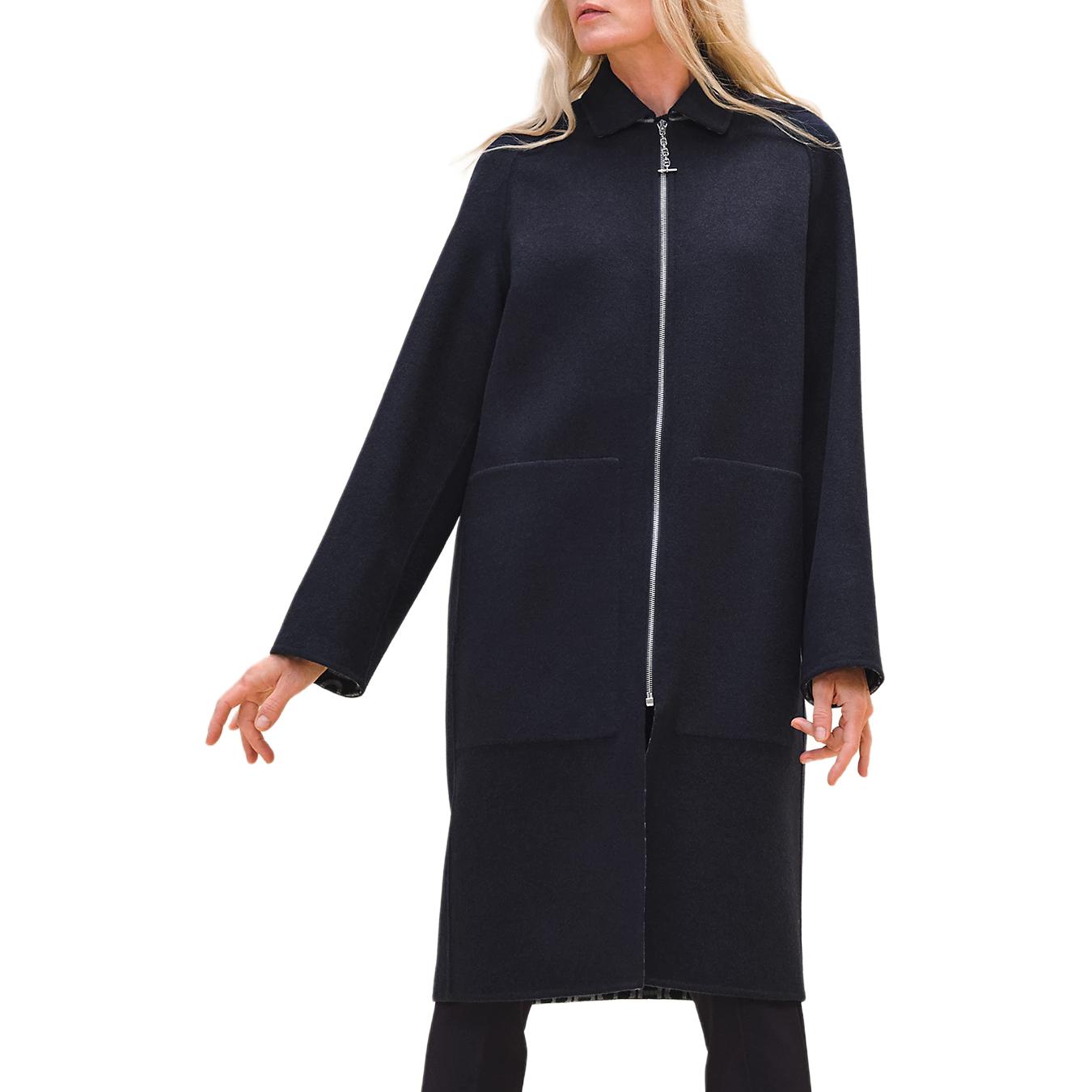 Order (Women) HERMES SS24  Solid Color Reversible Zipper Jacket - Blue H4E0191D9H5