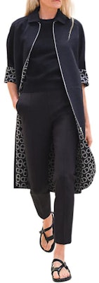 (Women) HERMES SS24 Solid Color Reversible Zipper Jacket - Blue H4E0191D9H5 Lookbook (Women) HERMES SS24 Solid Color Reversible Zipper Jacket - Blue H4E0191D9H5