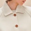 Shop (Women) HERMES SS24 Solid Color White Long Sleeve Blazer Jacket. H4H0102DAA3