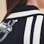 Details for (Women) HERMES SS24 Striped Colorblock Zip-Up Jacket Black Blue H4E0179DB5H