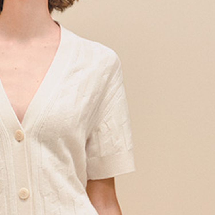 Sizing (Women) HERMES SS24  White Short-Sleeve Solid Mid-Length Casual Dress. H4E2522D3A3