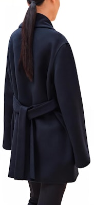 (Women) HERMES SS24 Double-Breasted Belted Navy Blue Long Sleeve Coat for Women. H4E0192D9H5 Lookbook (Women) HERMES SS24 Double-Breasted Belted Navy Blue Long Sleeve Coat for Women. H4E0192D9H5