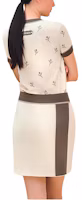 Lookbook (Women) HERMES SS24 Embroidered Ribbed Trim Casual Skirt Beige Fashion H4E2323D51P36