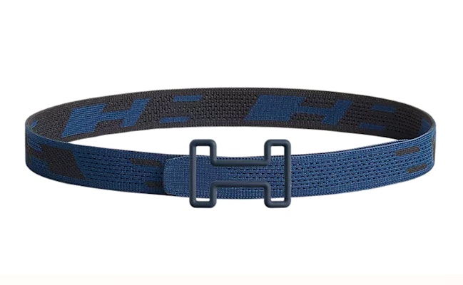 (W) エルメス スタイリッシュ 刺繍入り ナイロン ベルト レディース ブルー 3.2cm幅 H081755CLAF H010452UAAAM Order (W) エルメス スタイリッシュ 刺繍入り ナイロン ベルト レディース ブルー 3.2cm幅 H081755CLAF H010452UAAAM