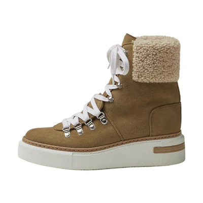 (W) HERMES Suede Ankle Boots 'Brown'