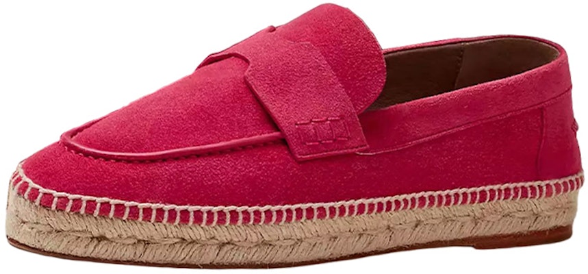 (Women) HERMES Suede Flat 'Pink' H211138Z-8J Buy (Women) HERMES Suede Flat 'Pink' H211138Z-8J