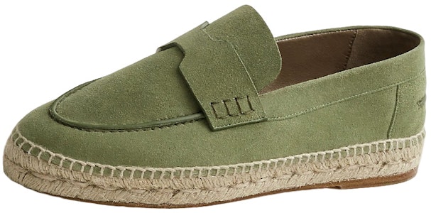 (W) 에르메스 그린 스웨이드 플랫 H211138Z-G0 Buy (W) 에르메스 그린 스웨이드 플랫 H211138Z-G0