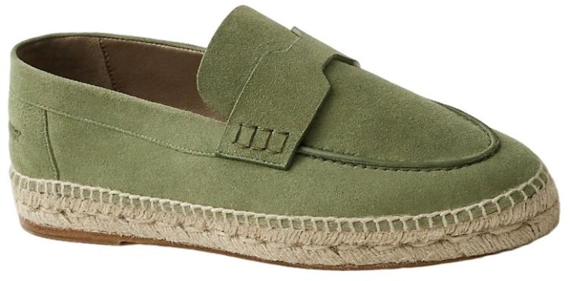 (Women) HERMES Suede Flats 'Green' H211138Z-G0 Order (Women) HERMES Suede Flats 'Green' H211138Z-G0