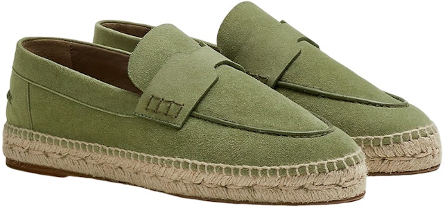 (W) 에르메스 그린 스웨이드 플랫 H211138Z-G0 Shop (W) 에르메스 그린 스웨이드 플랫 H211138Z-G0