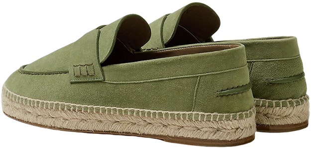 (W) 에르메스 그린 스웨이드 플랫 H211138Z-G0 Purchase (W) 에르메스 그린 스웨이드 플랫 H211138Z-G0