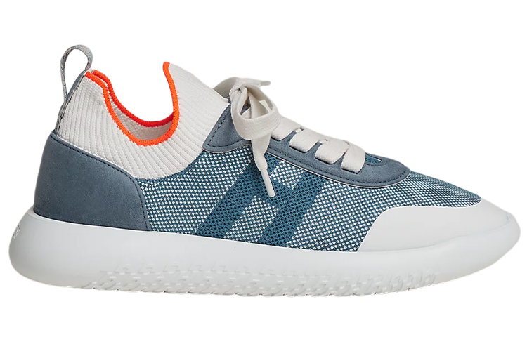 Order (W) HERMES Sneaker Kulit Suede Kambing 'Biru' H221284Z-H1