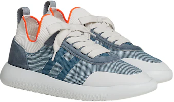 Lookbook (W) HERMES Suede Kulit Kambing Kasut Sneaker 'Biru' H221284Z-H1