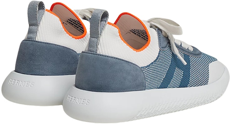 (Women) HERMES Suede Goat Leather Sneaker 'Blue' H221284Z-H1 Shop (Women) HERMES Suede Goat Leather Sneaker 'Blue' H221284Z-H1