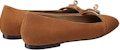 (W) HERMES Kasut Ballet Kulit Kambing Suede 'Coklat' H202101Z-Y4