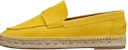 (W) HERMES Espadrilles Suede Kulit Kambing 'Kuning' H211138Z-3H
