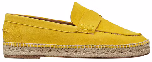Order (W) HERMES Espadrilles Suede Kulit Kambing 'Kuning' H211138Z-3H