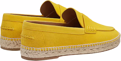 Shop (W) HERMES Espadrilles Suede Kulit Kambing 'Kuning' H211138Z-3H