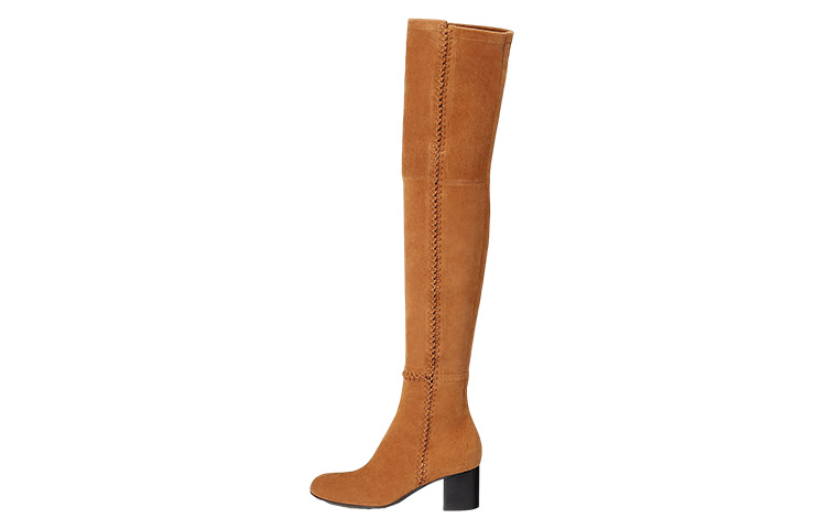 (Women) HERMES Suede High-Top Boot 'Brown Fashion Slip-On' H212052Z-A3