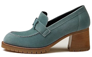 (Women) HERMES Suede High Heel 'Fashion Blue' H222062Z-6U (Women) HERMES Suede High Heel 'Fashion Blue' H222062Z-6U