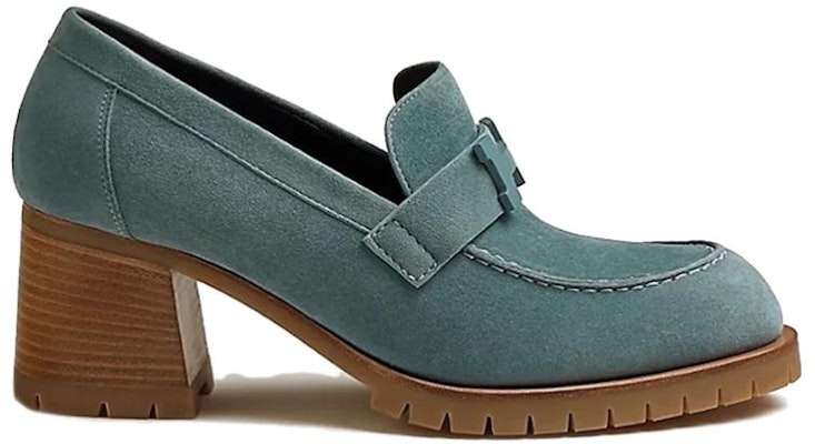 (Women) HERMES Suede High Heel 'Fashion Blue' H222062Z-6U Order (Women) HERMES Suede High Heel 'Fashion Blue' H222062Z-6U