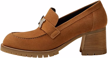 (Women) HERMES Suede High Heel 'Fashion Chunky Brown' H222061Z-A3 (Women) HERMES Suede High Heel 'Fashion Chunky Brown' H222061Z-A3