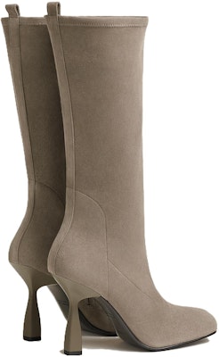 (Women) HERMES Suede High-Top Boot 'Grey Brown' H232230Z-X3 Shop (Women) HERMES Suede High-Top Boot 'Grey Brown' H232230Z-X3