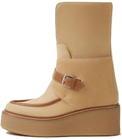 (Women) HERMES Suede Round Toe Booties 'Brown' H232029Z-W4370 (Women) HERMES Suede Round Toe Booties 'Brown' H232029Z-W4370