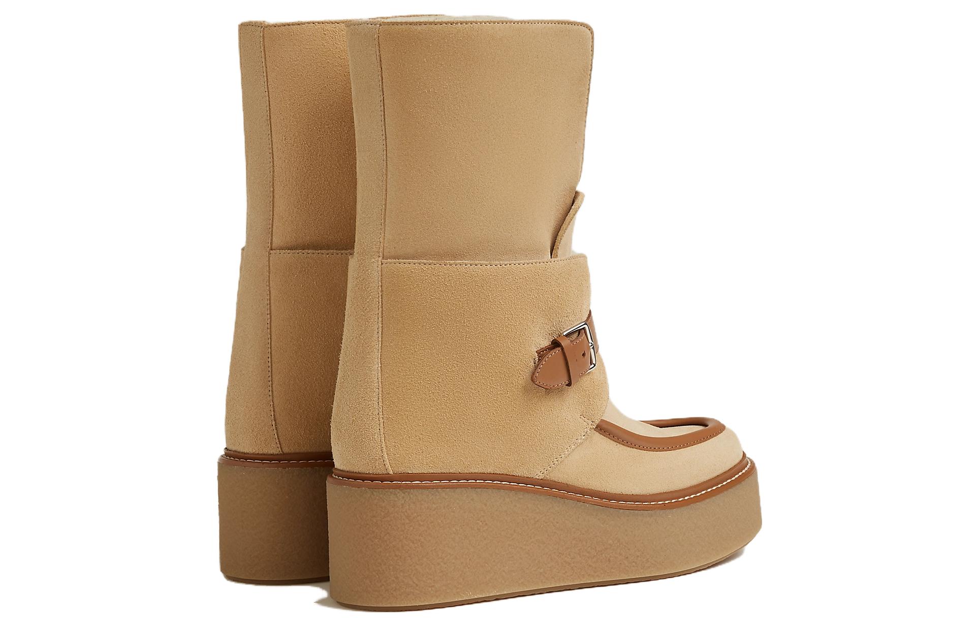 Purchase (W) HERMES Suède Enkellaarsjes ''Bruin'' H232029Z-W4370