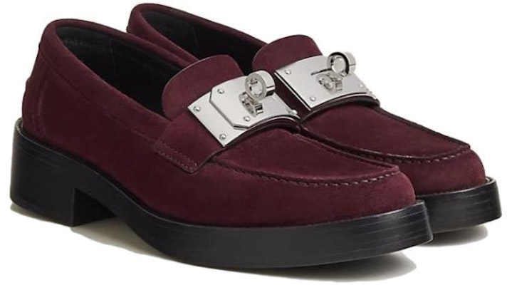(W) エルメス スエード モカシン "マホガニーピンク" H232074Z-LP Lookbook (W) エルメス スエード モカシン "マホガニーピンク" H232074Z-LP