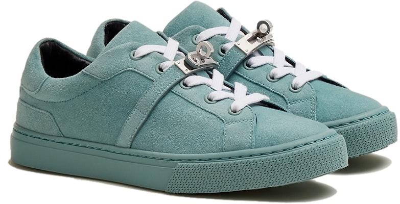 (Women) HERMES Suede Sneaker 'Blue' H222181Z-7Q Lookbook (Women) HERMES Suede Sneaker 'Blue' H222181Z-7Q