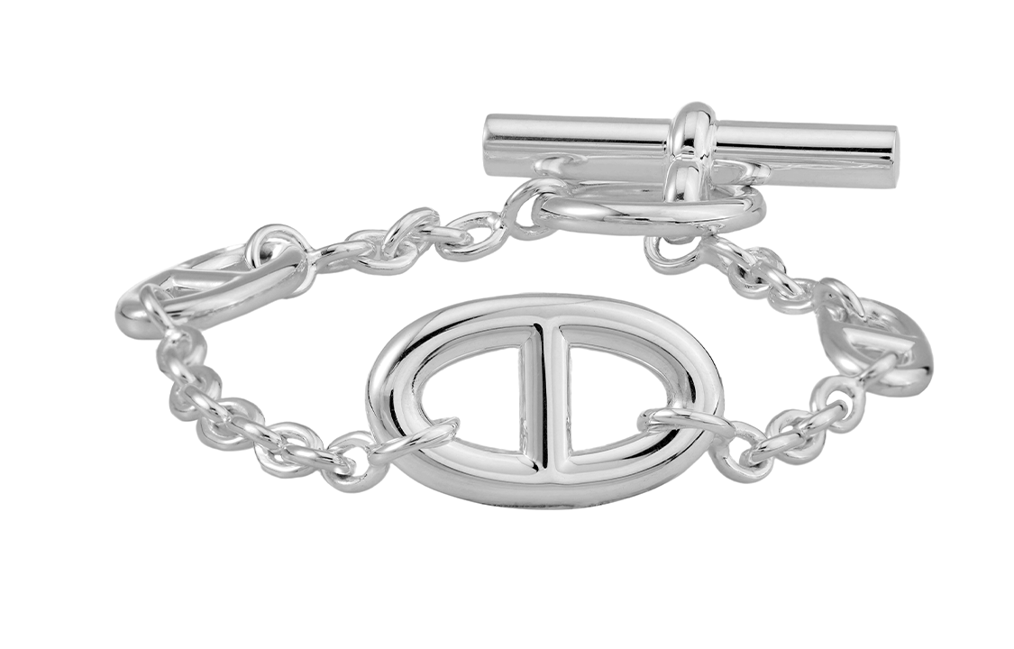 Lookbook (W) エルメス スウィートスタイル 925 シルバー ブレスレット レディース用 H104567B-00