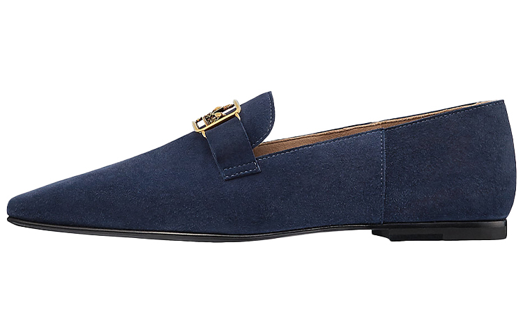(Women) HERMES Time Loafer 'Blue Cut-Out Goat Skin' H202246Z-I2