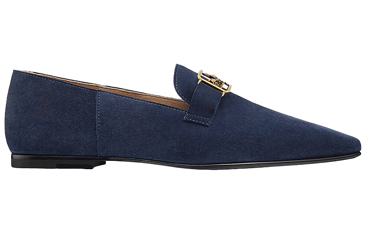 Order (W) HERMÈS Mocassin Time ''Peau de Chèvre Découpée Bleue'' H202246Z-I2