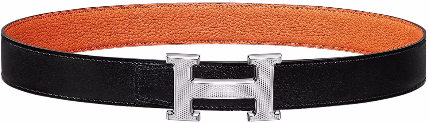 (W) HERMES Togo皮革黑色腰帶3.2cm附光滑扣環及字母雕刻 H064540CK05-H073967CAAE100 Buy (W) HERMES Togo皮革黑色腰帶3.2cm附光滑扣環及字母雕刻 H064540CK05-H073967CAAE100