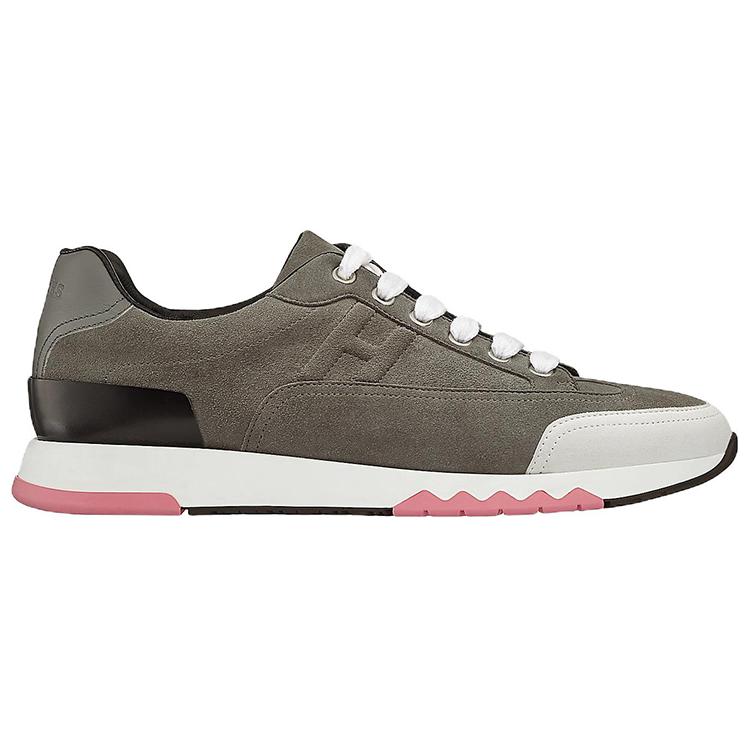 Order (Women) HERMES Trail 'Grey Suede Low-Top' H192210Z-G4