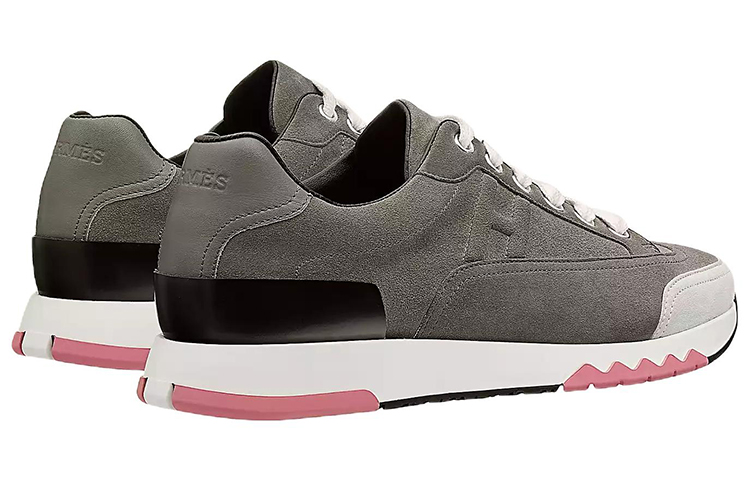 Shop (Women) HERMES Trail 'Grey Suede Low-Top' H192210Z-G4