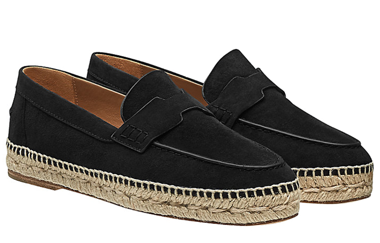 Order (W) HERMES Trip 'Black Fisherman' Sandal Hitam ترتاذاز البحري H211138Z-02