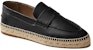 (W) HERMES Kasut Kulit Hitam Slip-On H222135Z-02