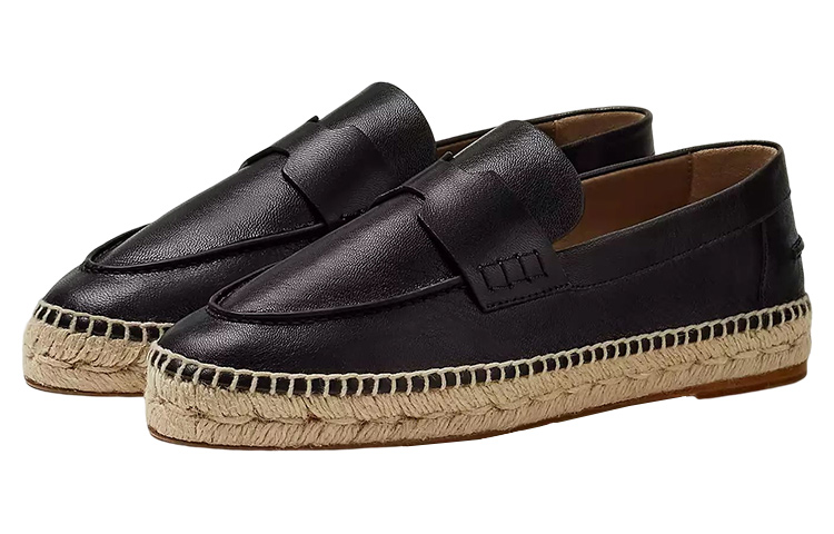 Lookbook (Women) HERMES Trip Leather 'Black Slip-On' H222135Z-02