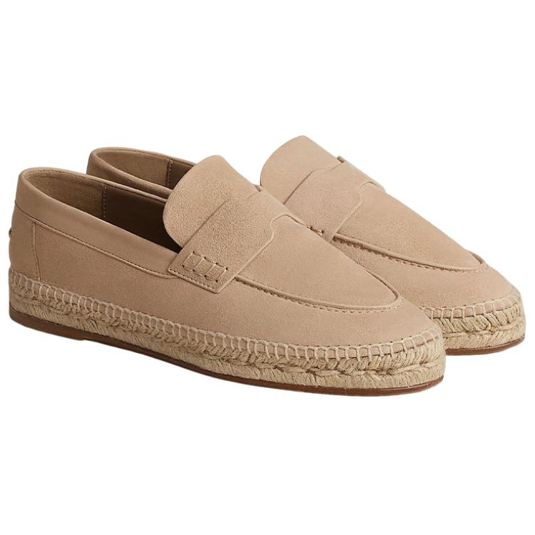 Shop (W) エルメス トリプルレザー ロー "ヌード" H211138Z-59